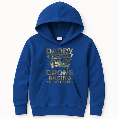 Daddy Is My Name Drone Racing Is My Game Daddy Drone Pilot Great Gift Kids Hoodie