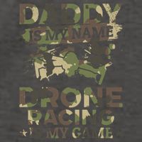 Daddy Is My Name Drone Racing Is My Game Daddy Drone Pilot Great Gift Vector Backpack
