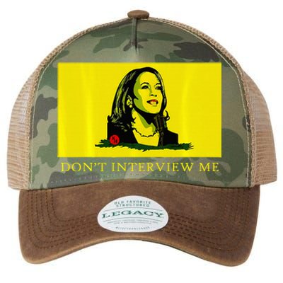 Don’T Interview Me Kamala Harris Funny Quote Vote Kamala Legacy Tie Dye Trucker Hat