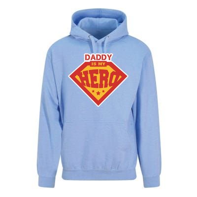 Daddy Is My Hero Daddy Superhero Funny Fathers Day Unisex Surf Hoodie