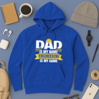 Dad Is My Name Engineering Is My Game Funny Dad Engineer Gift Hoodie
