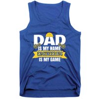 Dad Is My Name Engineering Is My Game Funny Dad Engineer Gift Tank Top