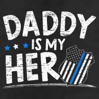 Daddy Is My Hero S Police Thin Blue Line Law Enforcement 11oz C Handle Ceramic Mug
