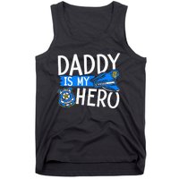 Daddy Is My Hero S Police Thin Blue Line Law Enforcement Tank Top