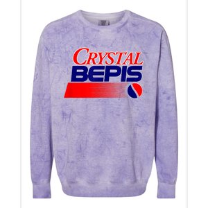 Dank Internet Meme Crystal Bepis Funny Parody Memes Colorblast Crewneck Sweatshirt