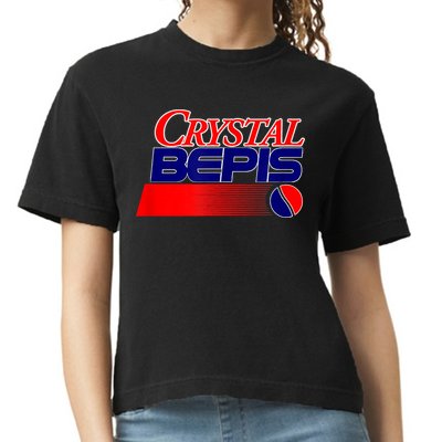 Dank Internet Meme Crystal Bepis Funny Parody Memes Comfort Colors Boxy T-Shirt