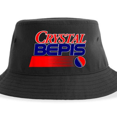 Dank Internet Meme Crystal Bepis Funny Parody Memes Sustainable Bucket Hat