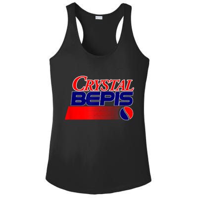 Dank Internet Meme Crystal Bepis Funny Parody Memes Ladies PosiCharge Competitor Racerback Tank