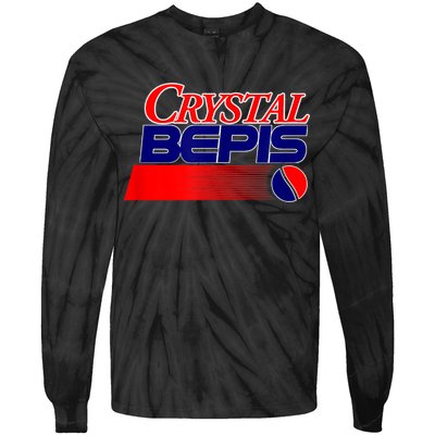 Dank Internet Meme Crystal Bepis Funny Parody Memes Tie-Dye Long Sleeve Shirt