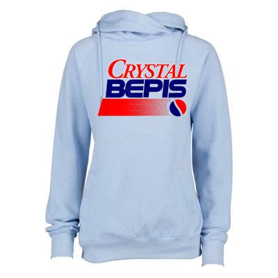 Dank Internet Meme Crystal Bepis Funny Parody Memes Womens Funnel Neck Pullover Hood