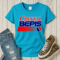 Dank Internet Meme Crystal Bepis Funny Parody Memes Womens T-Shirt