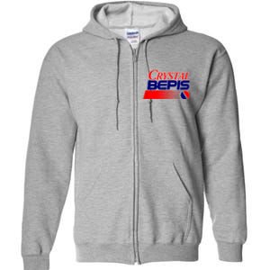 Dank Internet Meme Crystal Bepis Funny Parody Memes Full Zip Hoodie