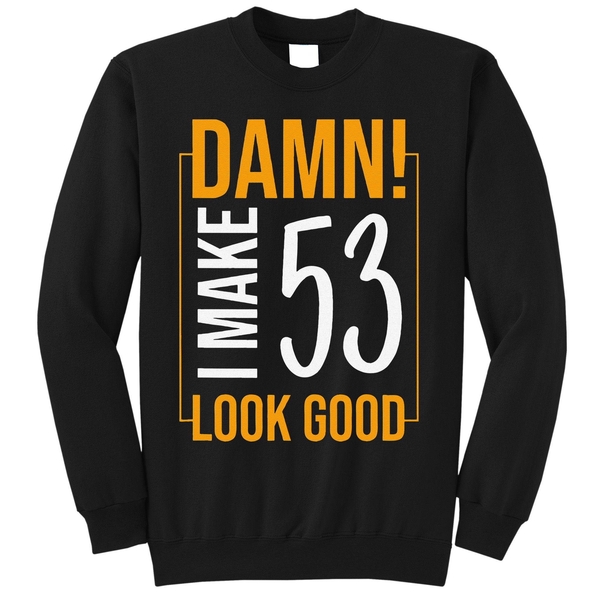Damn! I Make Age 53 Years Old Look Good Birthday Gift Funny Sweatshirt