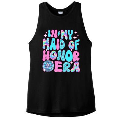 Disco In My Maid Of Honor Era Ladies PosiCharge Tri-Blend Wicking Tank