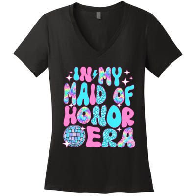 Disco In My Maid Of Honor Era Women's V-Neck T-Shirt