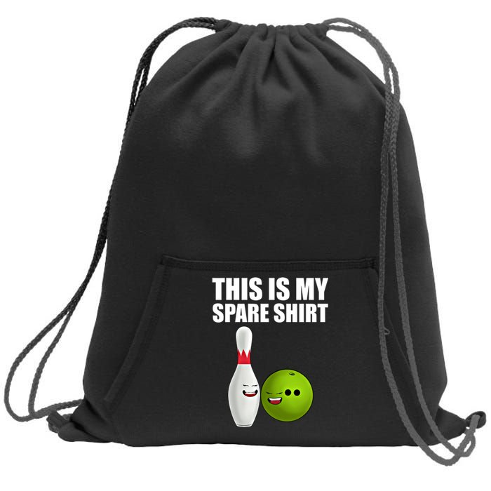 Das Ist Mein Spare Funny Gift Pins Funny Bowling Cute Gift Sweatshirt Cinch Pack Bag