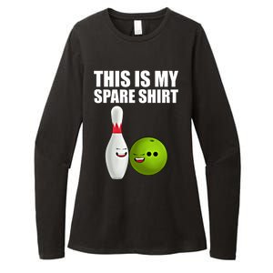 Das Ist Mein Spare Funny Gift Pins Funny Bowling Cute Gift Womens CVC Long Sleeve Shirt