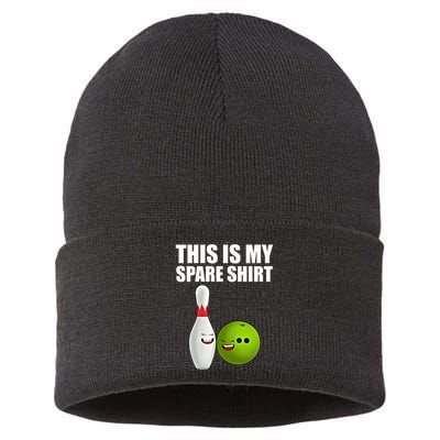 Das Ist Mein Spare Funny Gift Pins Funny Bowling Cute Gift Sustainable Knit Beanie