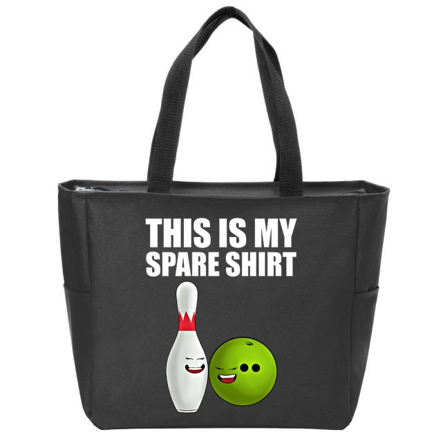 Das Ist Mein Spare Funny Gift Pins Funny Bowling Cute Gift Zip Tote Bag