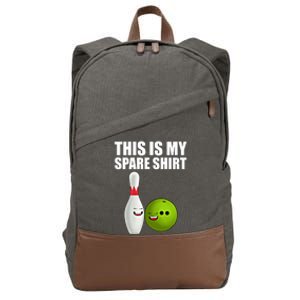 Das Ist Mein Spare Funny Gift Pins Funny Bowling Cute Gift Cotton Canvas Backpack