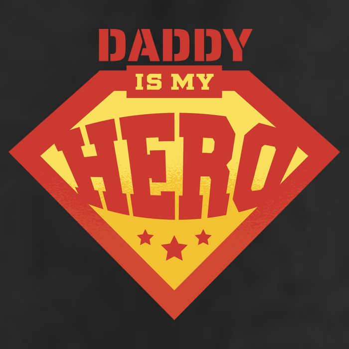 Daddy Is My Hero 7 Panel Mesh Trucker Snapback Hat
