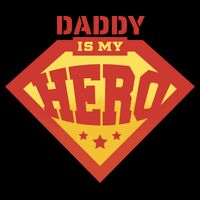 Daddy Is My Hero Youth Performance Sprint T-Shirt