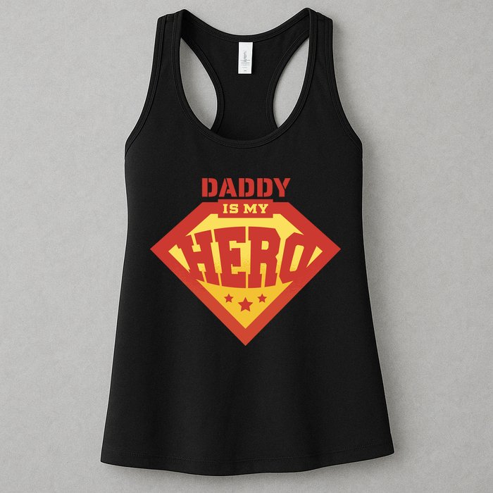 Daddy Is My Hero Womens Tank Top