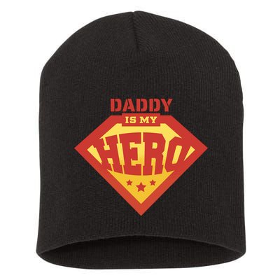 Daddy Is My Hero Short Acrylic Beanie