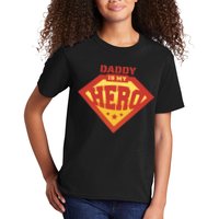 Daddy Is My Hero Kids T-Shirt