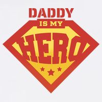 Daddy Is My Hero Garment-Dyed Sweatshirt