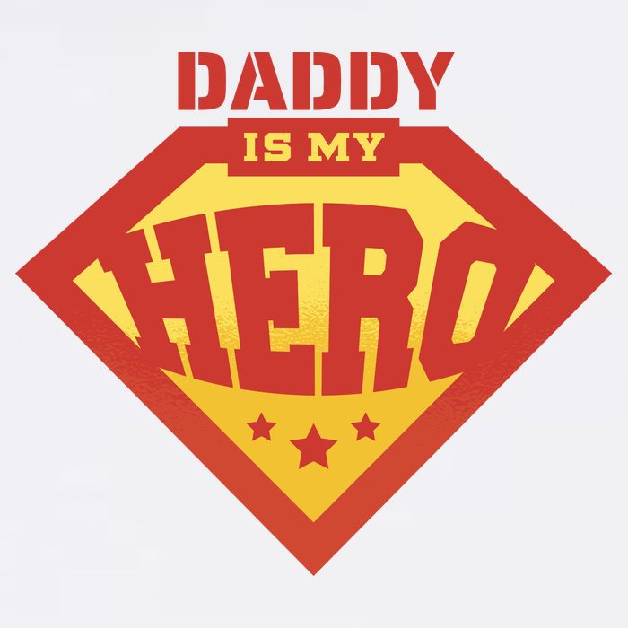 Daddy Is My Hero Garment-Dyed Sweatshirt