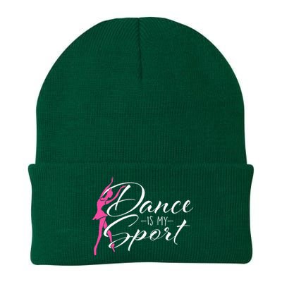 Dance Is My Sport Ballet Dancer Ballerina Plié Chassé Jeté Knit Cap Winter Beanie