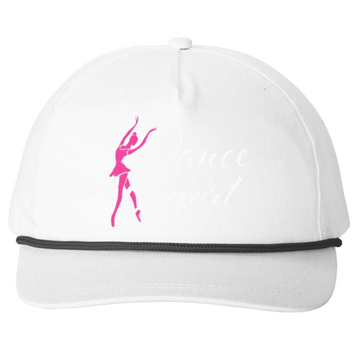 Dance Is My Sport Ballet Dancer Ballerina Plié Chassé Jeté Snapback Five-Panel Rope Hat