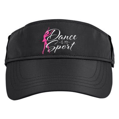 Dance Is My Sport Ballet Dancer Ballerina Plié Chassé Jeté Adult Drive Performance Visor