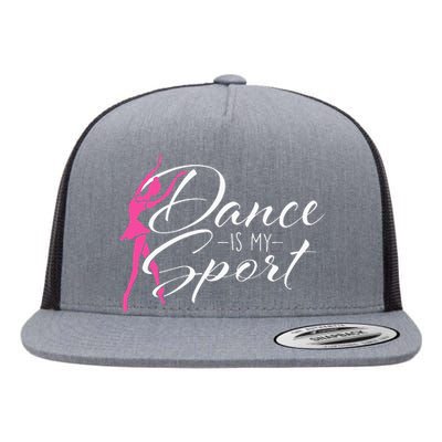 Dance Is My Sport Ballet Dancer Ballerina Plié Chassé Jeté Flat Bill Trucker Hat