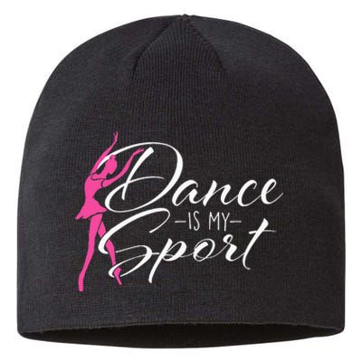 Dance Is My Sport Ballet Dancer Ballerina Plié Chassé Jeté Sustainable Beanie