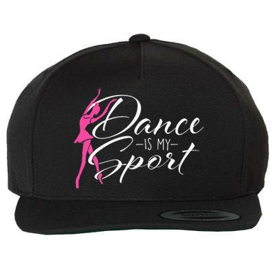 Dance Is My Sport Ballet Dancer Ballerina Plié Chassé Jeté Wool Snapback Cap