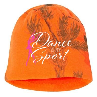 Dance Is My Sport Ballet Dancer Ballerina Plié Chassé Jeté Kati - Camo Knit Beanie