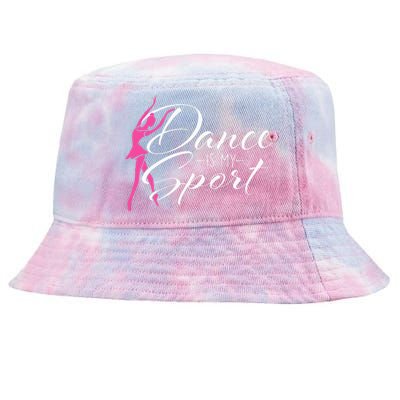 Dance Is My Sport Ballet Dancer Ballerina Plié Chassé Jeté Tie-Dyed Bucket Hat