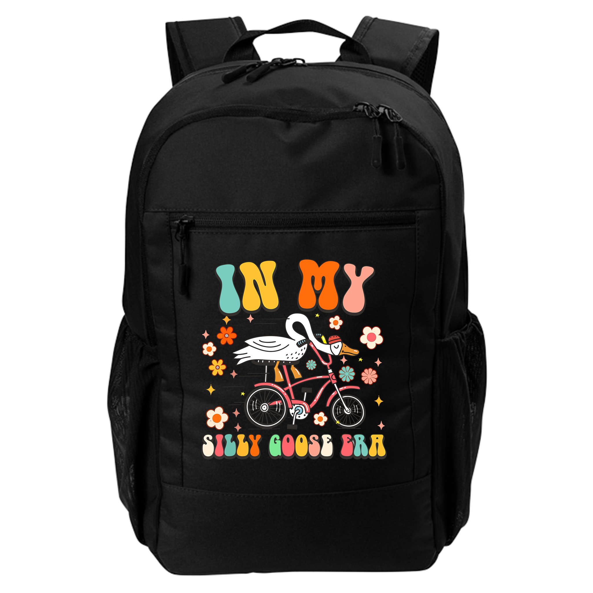 Duck In My Silly Goose Era Goose Funny Backpack