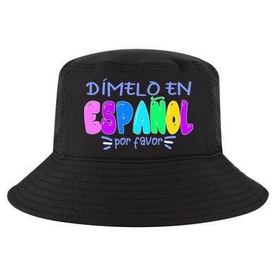 Dimelo En Espanol Bilingual Spanish Teacher Cool Comfort Performance Bucket Hat