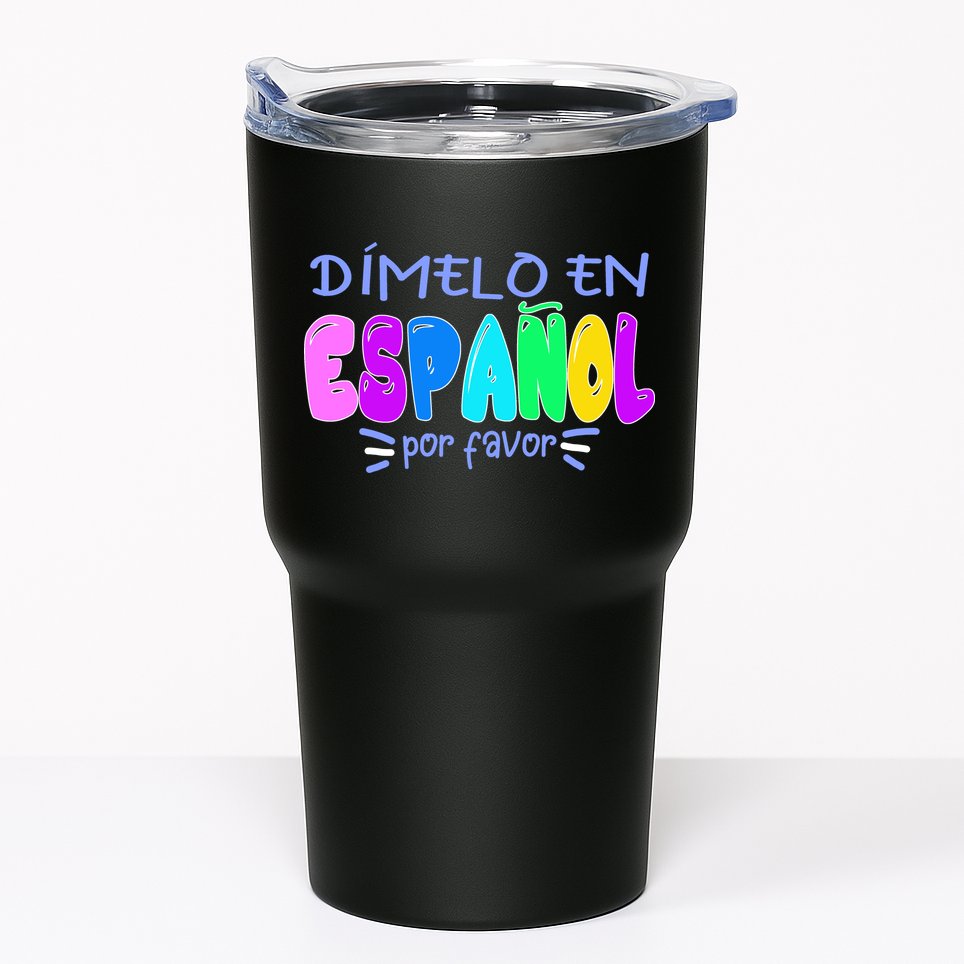 Dimelo En Espanol Bilingual Spanish Teacher Tumbler