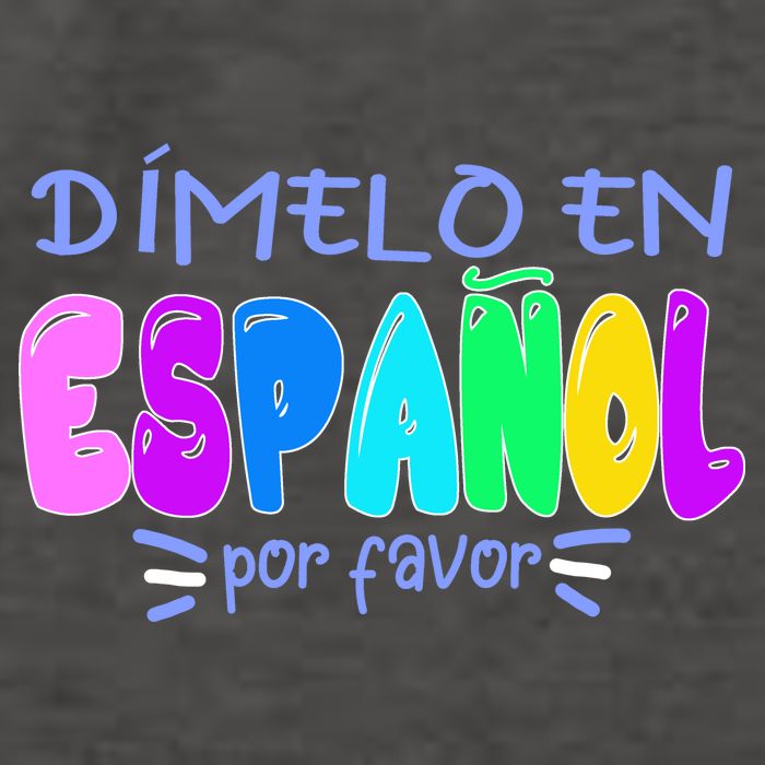 Dimelo En Espanol Bilingual Spanish Teacher Vector Backpack
