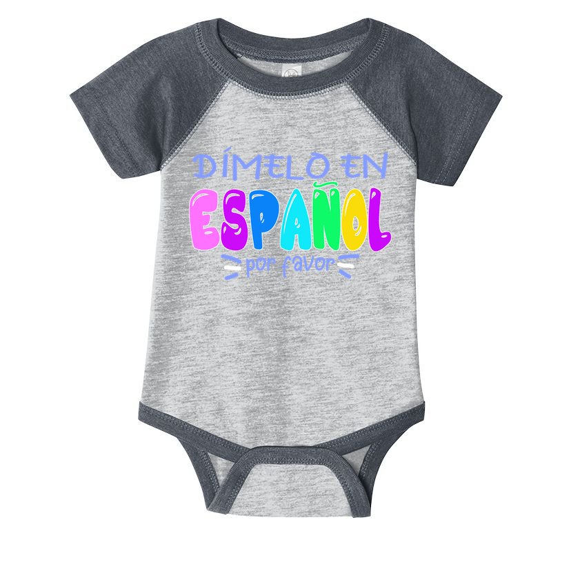 Dimelo En Espanol Bilingual Spanish Teacher Infant Baby Jersey Bodysuit