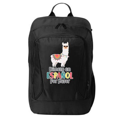 Dimelo en Espanol por Favor Spanish Llama City Backpack