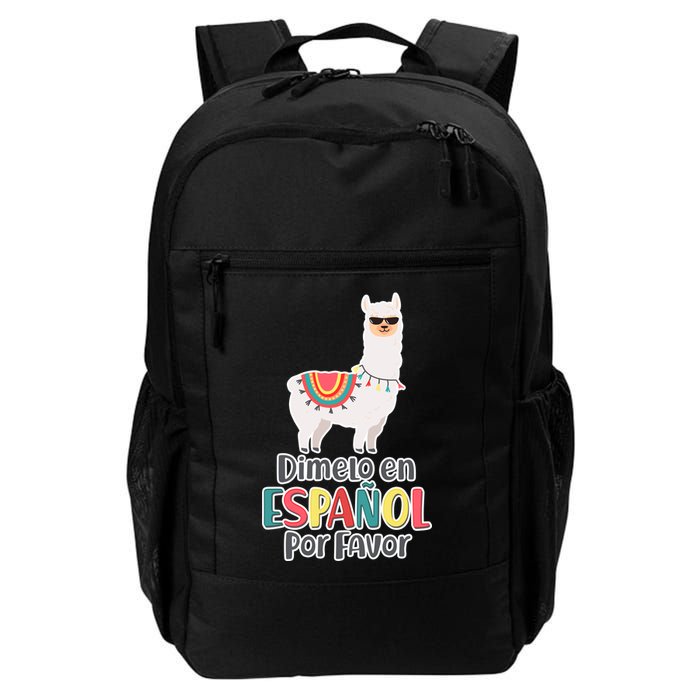 Dimelo en Espanol por Favor Spanish Llama Backpack