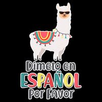 Dimelo en Espanol por Favor Spanish Llama Backpack
