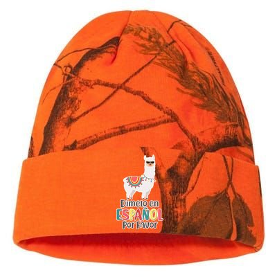 Dimelo en Espanol por Favor Spanish Llama Kati Licensed 12" Camo Beanie