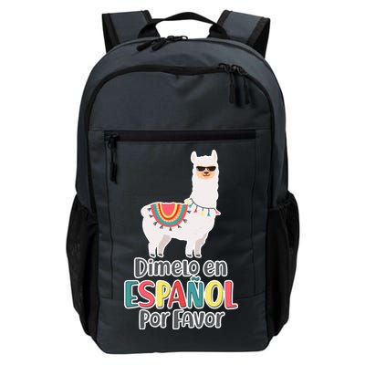 Dimelo en Espanol por Favor Spanish Llama Daily Commute Backpack