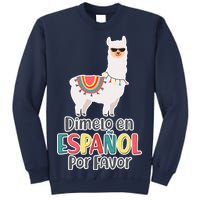 Dimelo en Espanol por Favor Spanish Llama Sweatshirt